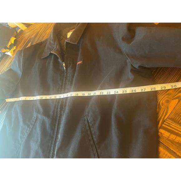 Dickies Canvas Barn Coat Men 2X Black Cowboy Western Workwear Utility Jacket - Picture 4 of 10
